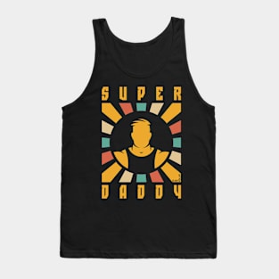 Super Daddy (Dad / Papa / Rays / 4C) Tank Top